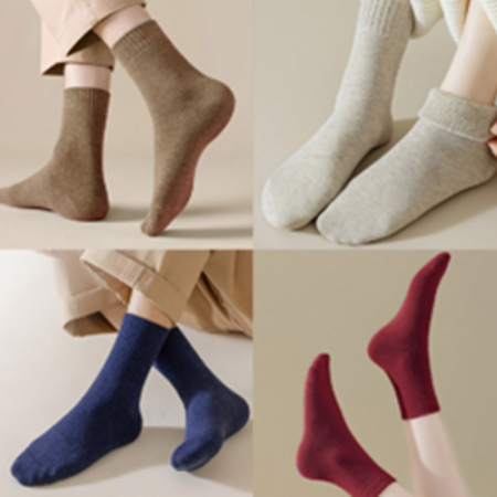 클래식 겨울용 기모양말 5켤레 #2