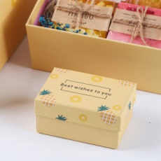 인기박스 과일패턴 고급 싸바리상자 어린이행사 선물박스 선물상자 파인애플 9x6x4.5(가로 9~29.5cm)