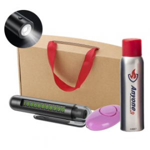 애니원소화기450g+4in1비상탈출키트+호신기 세트