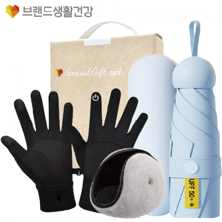 브생건 방한세트 방한장갑 귀마개 5단 양우산 #2