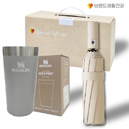 스탠리 파인트473ml+24K 3단완자동 우양산 #2