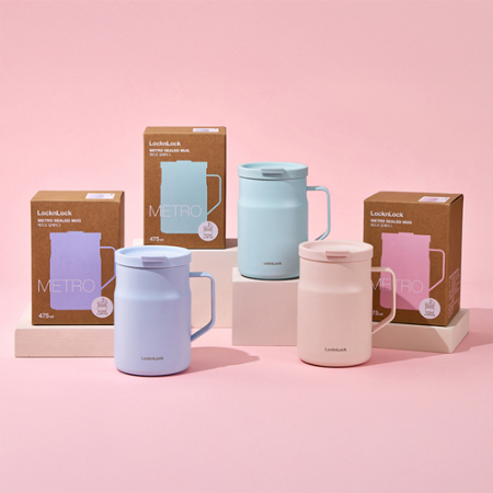 락앤락 메트로 밀폐 머그 텀블러 475ml (LHC4263) #5