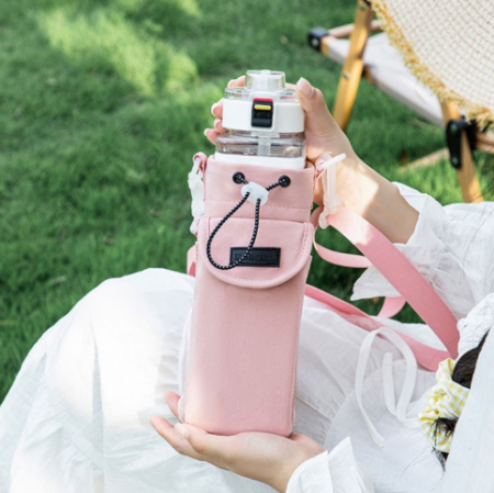 주머니 물병 파우치 가방 올인원 드링크백 메쉬 등산 스포츠 크로스 학교 학원 유치원 #2