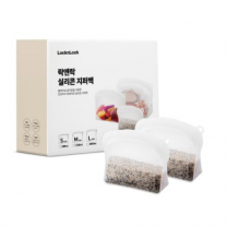 락앤락  실리콘 지퍼백 케이스 600ml 2개