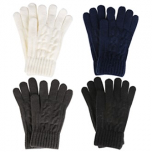 트위스트 기모 니트 장갑 스마트터치장갑