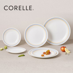 [코렐] 어도러블닷블루 접시 6P