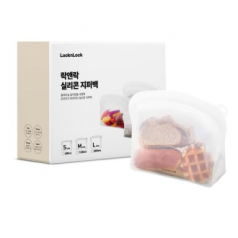 락앤락 프리미엄 실리콘 지퍼백 1종세트(2L*1ea)