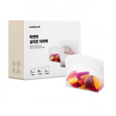 락앤락 프리미엄 실리콘 지퍼백 1종세트(1.2L*1ea)