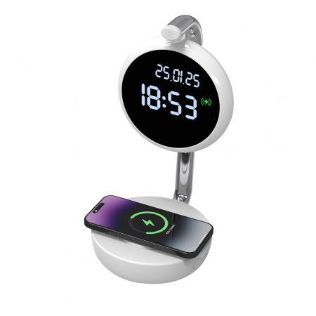 엑스트라 WCP-320 고속 무선 충전 겸용 탁상시계 (유선 타입) #4