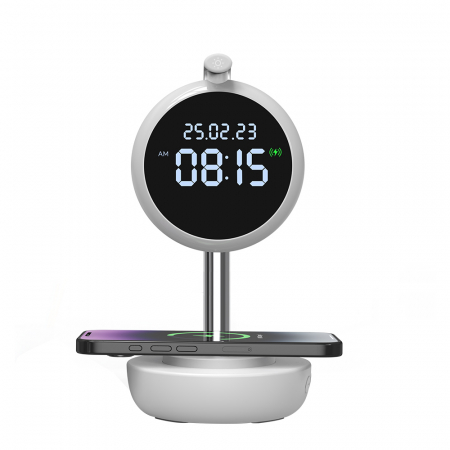 엑스트라 WCP-320 고속 무선 충전 겸용 탁상시계 (유선 타입) #3
