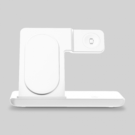 비즈 스마트 접이식 3in1 멀티 무선충전기 BZ-WF400 화이트 #4