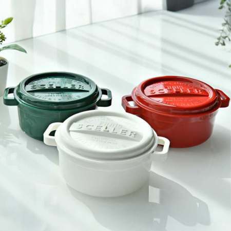 실리 푸드팟 35ml-3p세트(화이트+그린+레드) #2