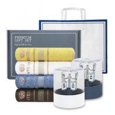 송월 프리미엄 선물 세트 카운테스마라 센치40 1P  쓰리세븐 KR-050C 손톱깎이 세트 1P