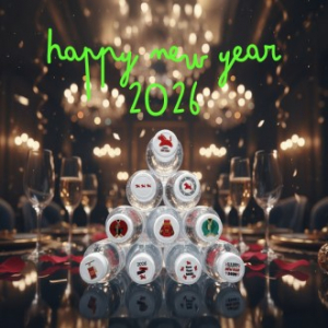 2026 병오년 판박이스티커 워터 (화이트캡350mL)