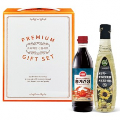 해바라기유500ml+홍게간장500ml
