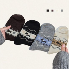 노르딕 크리스마스 퍼피 여성양말 P2553