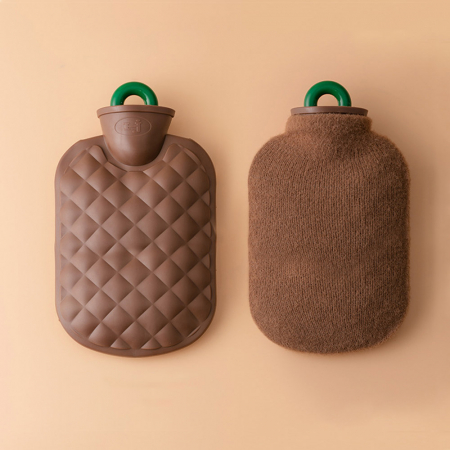 겨울보온물주머니 핫팩대체 - 친환경 휴대용 골프 캠핑 보온템 800ml 브라운 #2