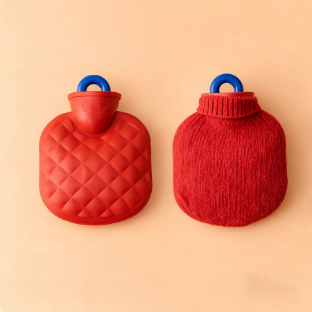 겨울보온물주머니 핫팩대체 - 친환경 휴대용 골프 캠핑 보온템  350ml  레드 #2