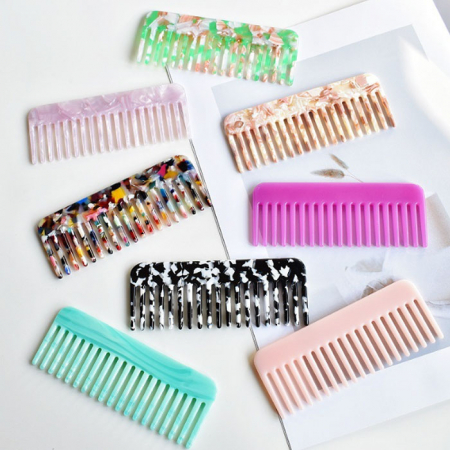 M174 아세테이트 자개 머리 빗 헤어용품 인쇄 답례품 선물 #2