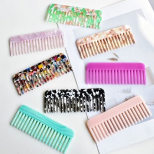 M174 아세테이트 자개 머리 빗 헤어용품 인쇄 답례품 선물