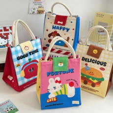 C097 런치팝 보냉백 도시락가방 보온 가방 쿨러백 인쇄 선물 행사 답례품