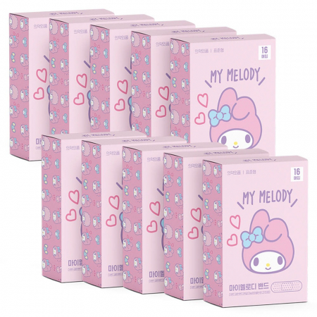 어린이 캐릭터 패턴밴드 산리오 캐릭터즈 키즈 유아 밴드 16매입 #3