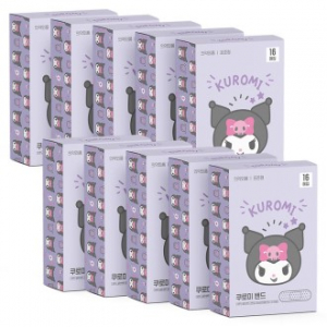 어린이 캐릭터 패턴밴드 산리오 캐릭터즈 키즈 유아 밴드 16매입