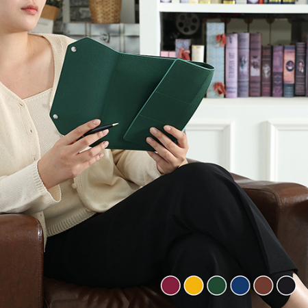 클래식레더 A5메모패드(날개형) 크라프트케이스 #4