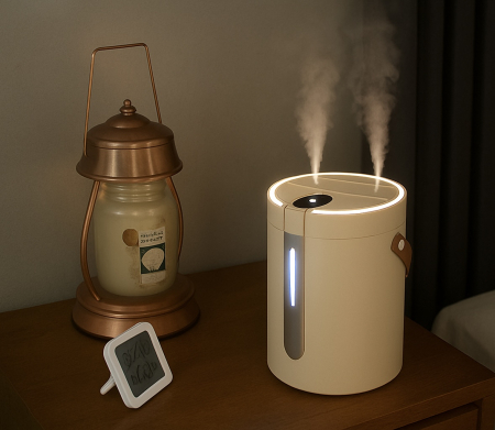 파인큐브 가습기 대용량 듀얼 무드등 가습기 H30 #3