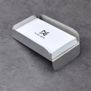 스테인리스 실버 명함홀더 명함트레이