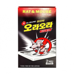 쥐끈끈이 트랩 쥐자바 오라오라 2개입