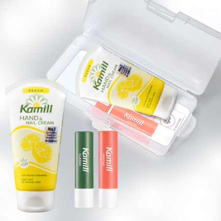 카밀 레몬 Fresh 75ml 핸드크림 카밀 립밤 세트 #2