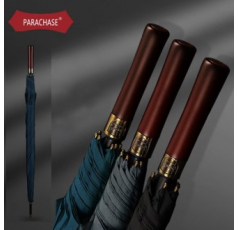 파라체이스 레트로 솔리드 우드핸들 장우산