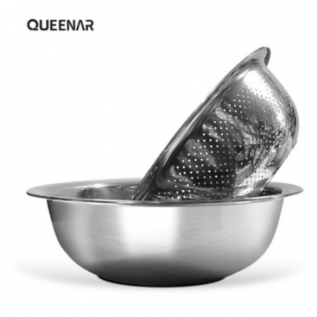 퀸나 BIGGER 스테인레스 믹싱볼 2종 세트 #2