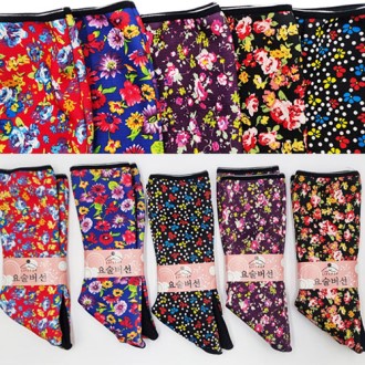 여성 기모 요술버선 발열 겨울 보온 방한 양말 (장목) #2