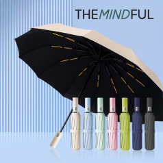 더마인드풀 3단 완전자동 UV차단 파스텔 튼튼한 프리미엄 암막 양우산