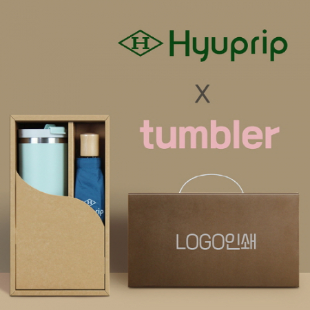 협립3단마시멜로수동우산 +킹덤 이중진공 핸들 텀블러-세트 #2