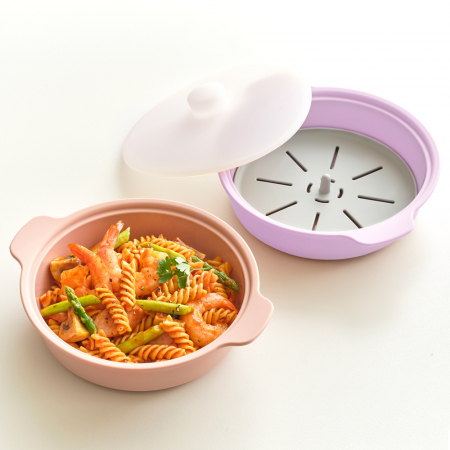 실리팟 실리콘 납짝찜기 850ml #3