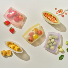 실리팟 실리콘 지퍼백 소 500ml