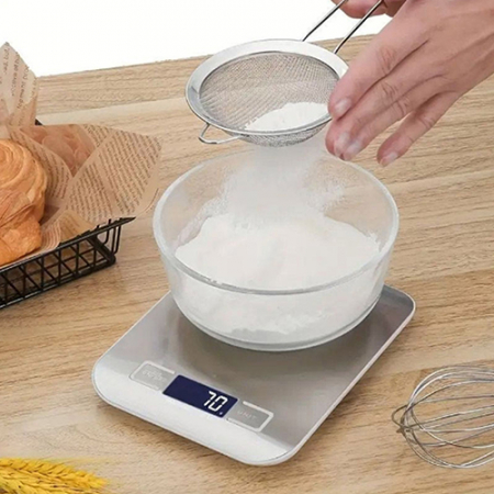 디지털 스마트 주방저울 5kg 스테인스 백라이팅 ITS-200 #5