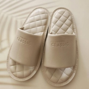 퀼팅무늬 고급 실내 슬리퍼