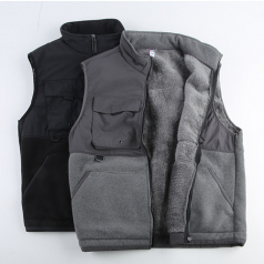 PH 후리스 우븐 조끼