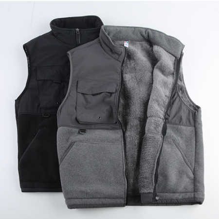 PH 후리스 우븐 조끼