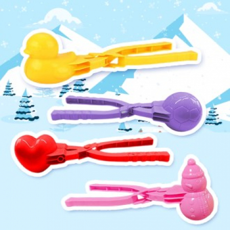 눈오리 메이커(대형 4종랜덤) 눈오리 하트 공 눈사람 #2