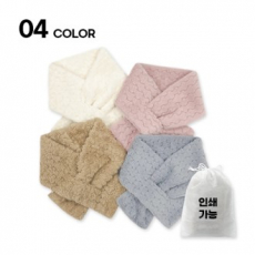 부드러운 퍼 미니 따뜻한 머플러 겨울 여성 선물용