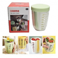 다이어트 과일컵 후르츠팟 개별박스 뚜껑인쇄