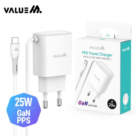 뉴에이커 25W PD3.0 고속충전 일체형 C타입 충전기 GAN25W #2