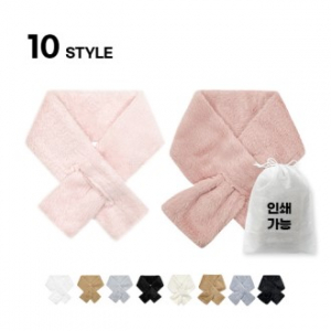 소프트 퍼 미니 따뜻한 목도리 겨울 여성 머플러