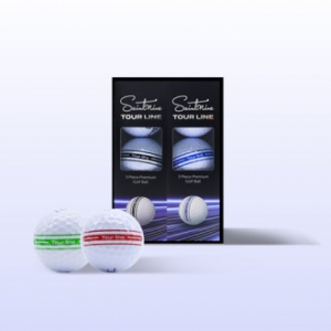 세인트나인 투어 라인 6구(3pc) 골프공//로고인쇄