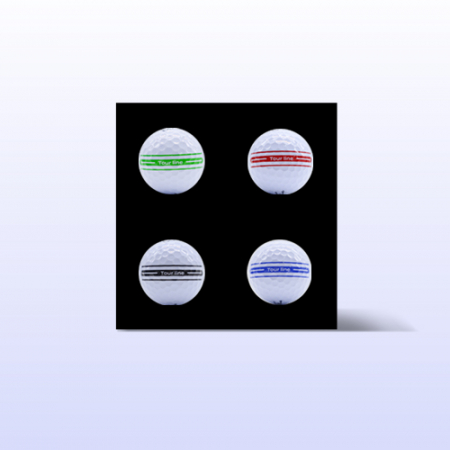 세인트나인 투어 라인 4구(3pc) 골프공//로고인쇄 #3